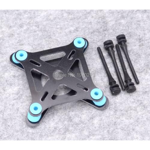 Black Universal Plate Damping Shock Absorber for CC3D & Naze32 & Mini APM Mini Flight Controller Multicopter Quadricopter