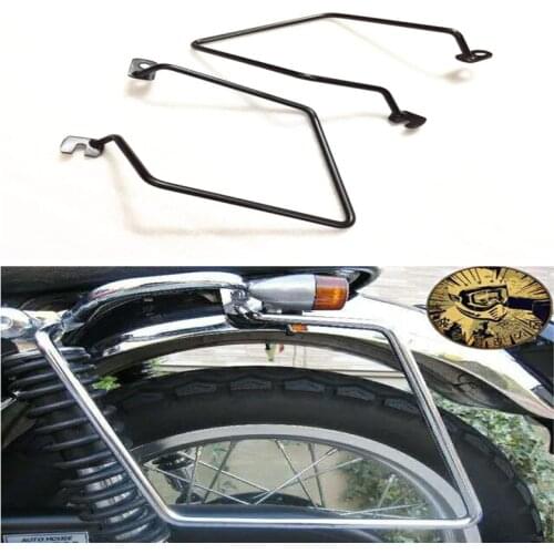 W400 W650 W800 Motorcycle Saddlebag Support Bracket Side Mount Trunk Bag Holder for Kawasaki W 400/650/800