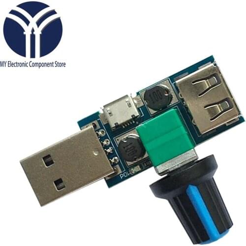 DC 4V-12V 5W XY-FS USB Fan Stepless Governor USB Fan Speed Controller Multi-Gear Auxiliary Cooling Tool