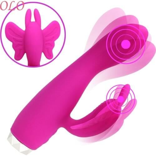 OLO 10 Speeds G-spot Massager G-spot Dildo Butterfly Vibrator Female Masturbator Sex Toys For Women Clitoris Stimulator