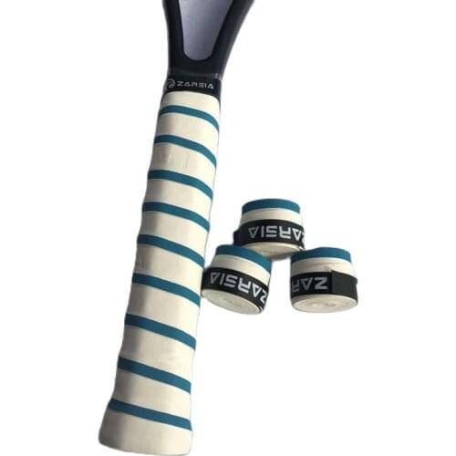 10pc ZARSIA NEW 2020 colorful Tennis Racket PU Overgrip Anti-skid Sweat Absorbed Soft Wrap Taps Tenis Racquet Damper Dry grips