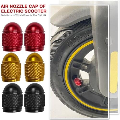 1 Pair Winter Sports Accessories Ski Supplies Electric Scooter Valve Stem Cap Dustproof Cover for M365 M365 Pro Max G30