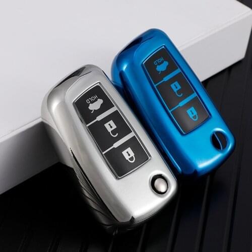 For Nissan Juke Sunny Murano Rogue Cefiro A32 Xtrail Qashqai J11 Switch Car Key Cover Bag Shell Case Keychain Accessories