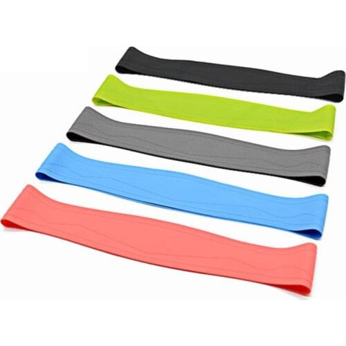 1PC Yoga Resistance Rubber Bands 5 Colors Indoor Outdoor Fitness Equipment Pilates Sport Training Workout Elastic Bands
