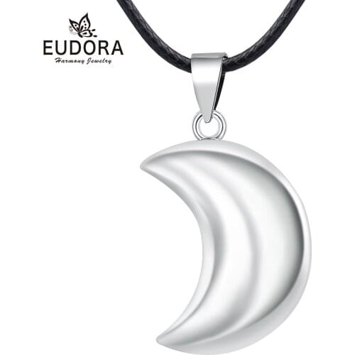 Eudora 20mm Moom Harmony Bola Ball Angel Caller Pregnancy Pendant Necklace for Women Mom Jewelry for Mother day gift n14NBB364