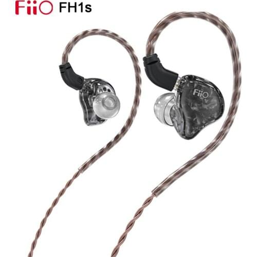 FiiO FH1s Hi-Res 1BA(Knowles)+1Dynamic Hybrid Earphone with 2pin/0.78mm Detachable High purity Litz Copper Cable