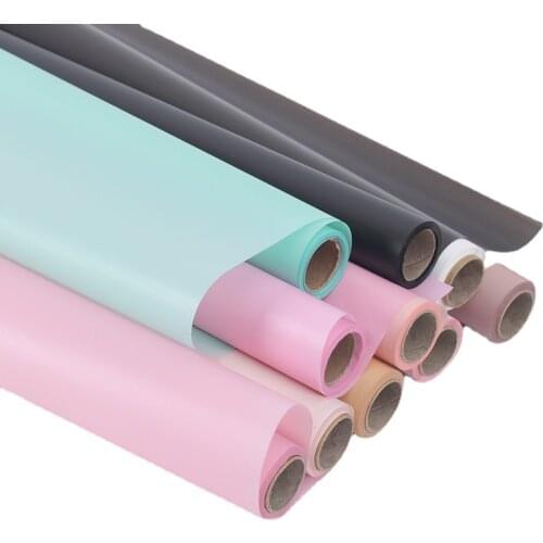 58cmx10m Roll Matte Paper Waterproof Valentines Day Flower Bouquet Wrapping Paper Florist Supplies
