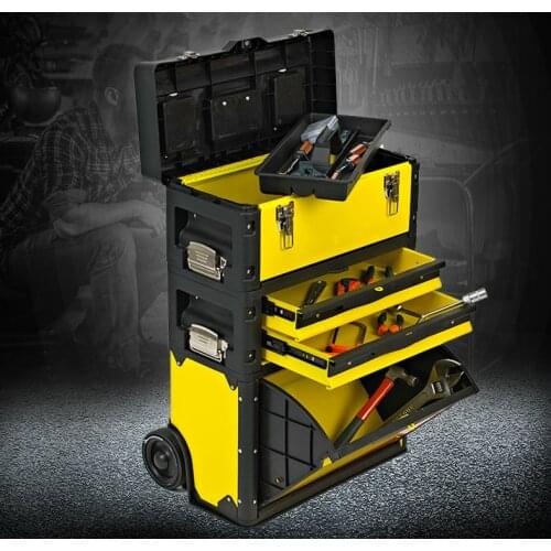 New Arrival Three-layer Detachable Hardware Tool Trolley Trolley Multifunction Hardware Repair Construction Tool Wheels