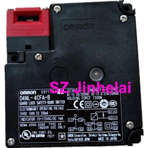 OMRON D4NL-4CFA-B Authentic original GUARD LOCK SAFETY-DOOR SWITCH