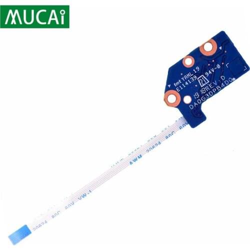 Original For HP 4nd Pro 15-DC TPN-Q211 laptop Power Button Board with Cable DAOG3DPB4D0 Repairing Accessories