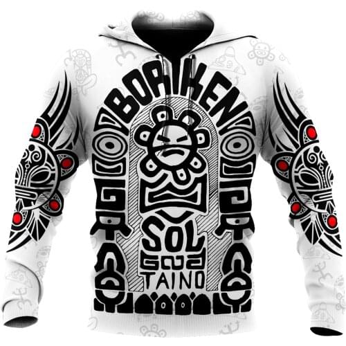 Puerto Rico Tattoo Pattern 3D Full Printed Jacket Men/Women Harajuku Hoodie Casual Streetwear Sweatshirt Pullover Sudaderas-69