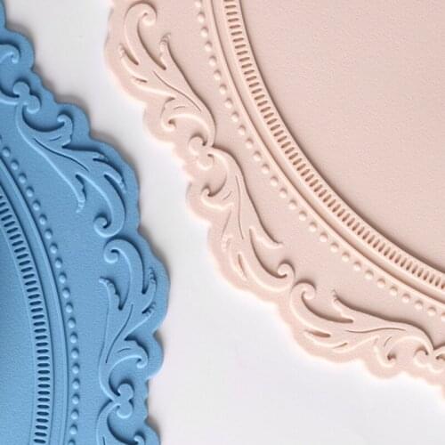 Northern Europe Macrame Cup Embossed Heat Insulation Table Mat Pattern Table Mats Heat Resistant Silicone Mat Drink Cup Coasters