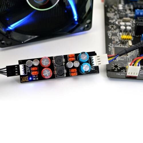 Elfidelity 4Pin FAN Power Noise Filter for PC Isolation HiFi Power Purification