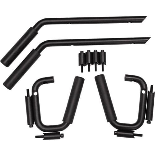 Rear & Front Grab Bar Steel Grab Handles FOR 2007 2008 2009 2010 2011 2012 2013 2014 2015 2016 2017 2018 Jeep Wrangler JK 4 Door