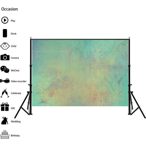 Grass Cyan Photo Cloth Studio Work Prop Photo Background Non-woven Inkjet Backdrop