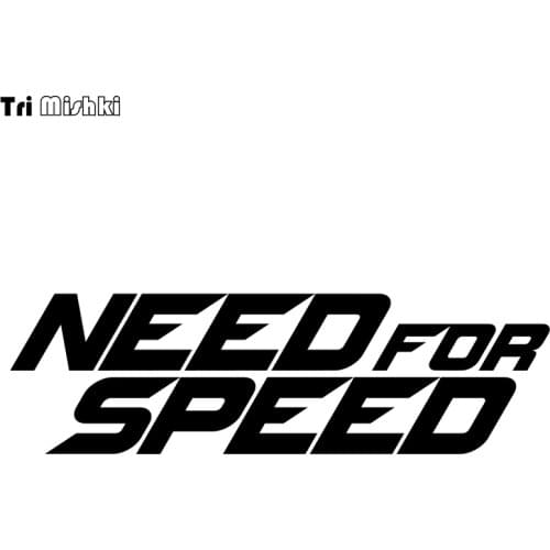 Tri Mishki HZX1138# 30*8.9cm need for speed car sticker Vinyl Decals Motorcycle Accessories sticker reflective