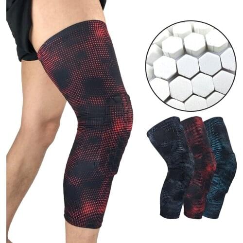 Lengthen 1Pair Crashworthy Knee Protector Protect Patella With Sponge Pad Suitable For All Kind Of Sports Prone To Collisions