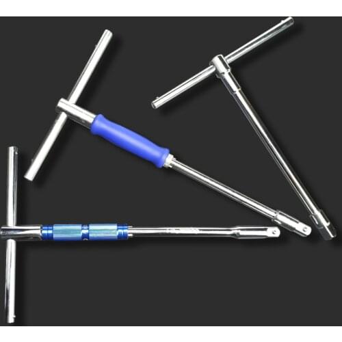 1/2" Universal Extension Rod Drive Impact T Type Socket Wrench Multi-Function CR-V Spanner Hand Tool Auto Repair Tools