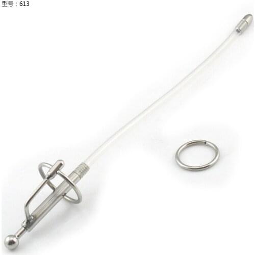 Male Penis Insert Stainless Steel Urethral Beads Penis Plug Cock Ring Urethral Plug Dilators Sounding Rod Sex Toys For Men