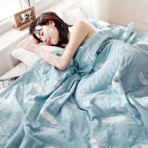Japanese Style Gauze Towel Blanket Cotton Single Double Quilt Towel Blanket Summer Blanket Thin Children Quilt Blanket