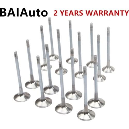 06D109601M 16PCS Engine Intake/Exhaust Valve Needle Stem Kit For Audi A3 A4 A5 A6 Q3 TT VW CC Jetta Passat Skoda Seat 06D109611H