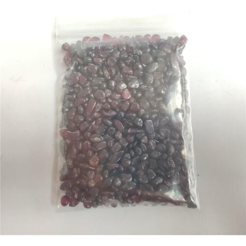 100/bag Natural Crystal Quartz Stone Polished Mineral Stone Garnet Obsidian Amethyst Epidote Agate Gravel Specimen Tank Decor