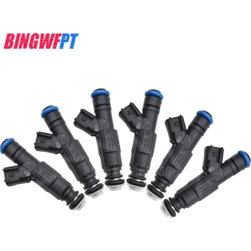 6pcs Fuel Injector Nozzle 0280155784 For Jeep Cherokee Jeep Grand Cherokee Jeep Wrangler 1999-2004 4.0L Fuel Injector
