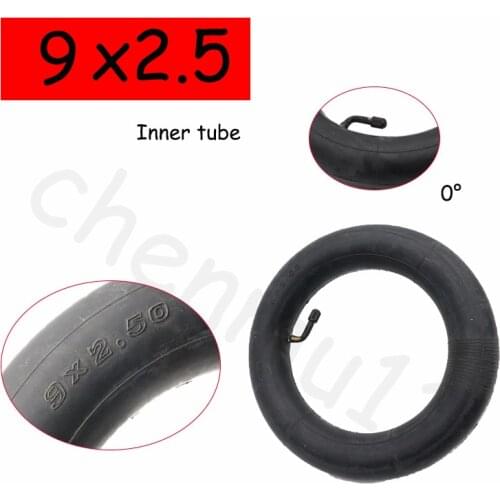 9x2.5 High Quality Explosion-proof Rubber Inner Tube for Electric Scooter Inner Tube Replacement with 0 Degree Valve