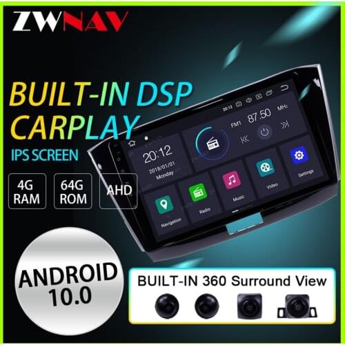 Android 10 Car Multimedia Video Player Navigation GPS For VW Volkswagen Passat B7 B6 CC 2010-2015 Head Unit DSP PX6 4G64G