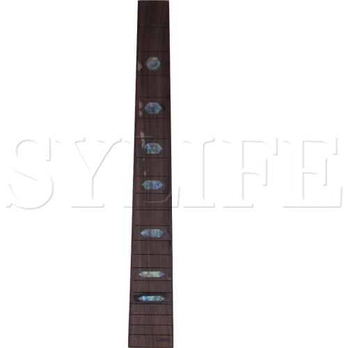 DIY 41" 20 Frets Acoustic Guitar Part Fingerboard with Rhombus Shell Inlaided