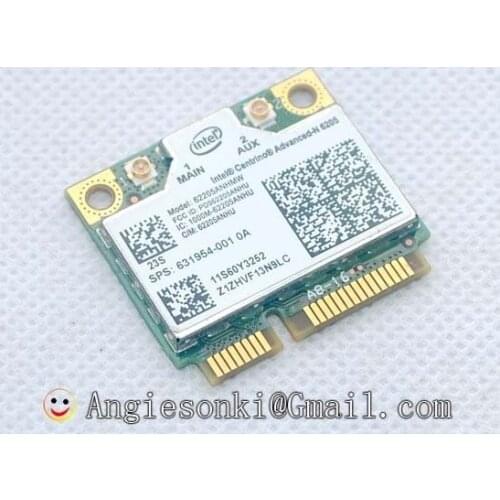 Dual-band 2.4G-5G 300 Mbps mini PCI-E Wifi Card for 631954-001 Intel 6205ABGN Hp Elitebook 8460w 8560w 8760w 8560p