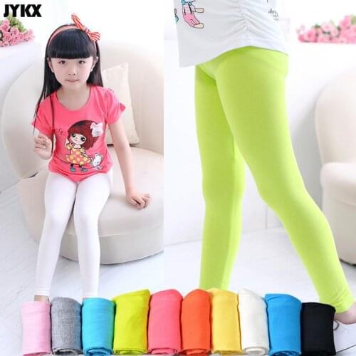 Fashion Elastic Baby girls spring leggings Candy Color Leggings Girl Toddler Trousers Kids Pants Skinny legging Solid