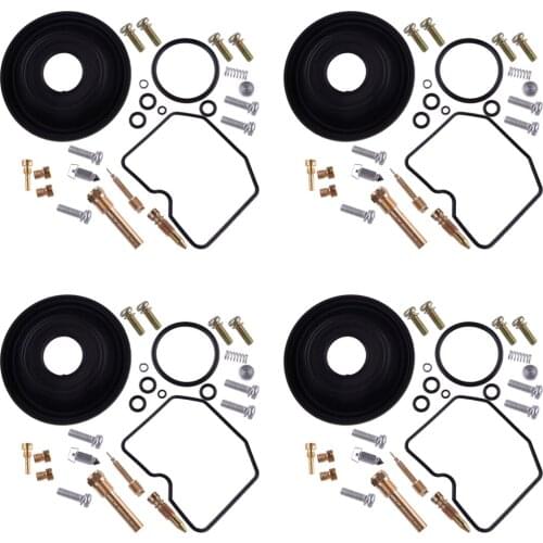 4 Sets Carburetor Repair Rebuild Kit Vacuum Diaphragm Fit for Suzuki GSF600S Bandit 1996 1997 1998 1999 2000 2001 2002 2003