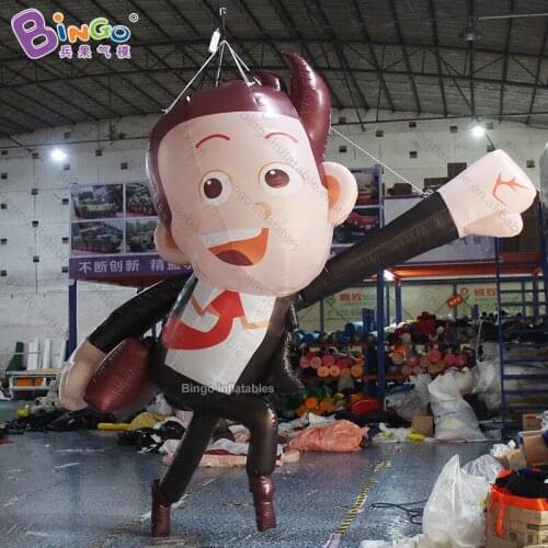 FACTORY WHOLESALE 3.2x1.9x3.5mh inflatable office worker customized cartoon person for advert decoration