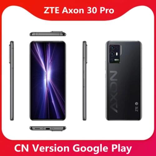 Original Nubia ZTE Axon 30 Pro 5G SmartPhone 6.67 120Hz AMOLED Screen 55W Super Charge 4200mAh Battery China Version English NFC