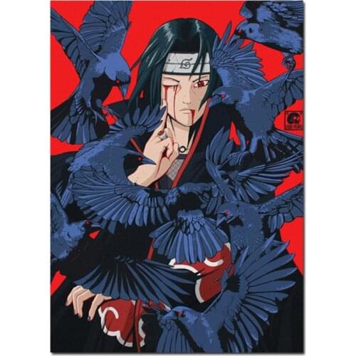 Anime Naruto Madara Uchiha Poster Canvas Painting Mural Living Room Bedroom Home Wall Picture Decoration Cuadros