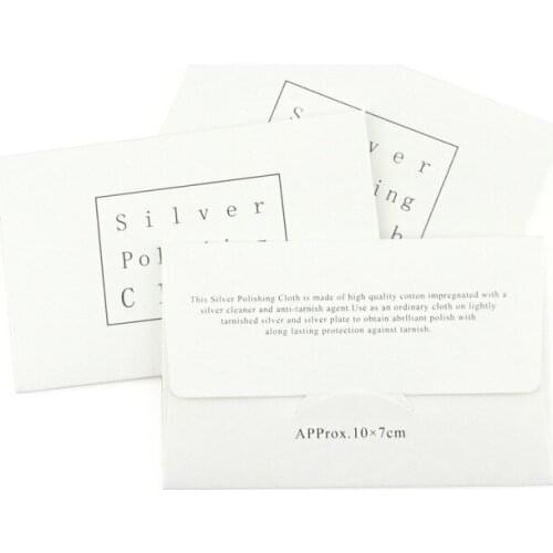 10Pcs Polish Cleaning Polishing Cloth With Package Velvet Cleaning Cloth Wiping Cloth Of Jewelry DropShipping