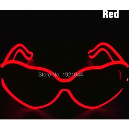 Wedding Party Supplies EL Bow Tie EL Men Tie LED Flashing Glasses Party Hat EL Mask EL Wire Product For Wedding Glow Party Decor