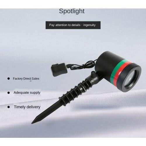 Outdoor Starry Laser Light Christmas Laser Projection Lamp Lawn Snowflake Lights Stage Light Christmas Decorative Lamp