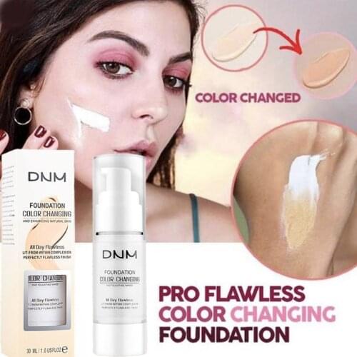 Face Makeup Hydrating Primer Temperature Change Color Complexion Liquid Moisturizing Foundation Cream Concealer Cosmetics TSLM1