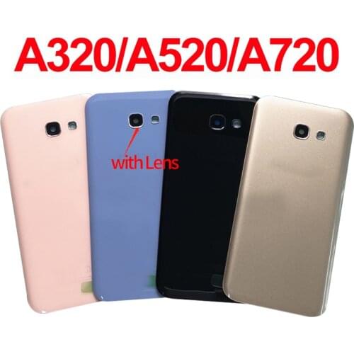 For Samsung Galaxy A5 A520 A7 A720 A3 A320 A320F 2017 Rear Cover Back glass Housing Case Battery Door Housing Replacement
