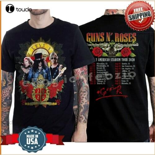 Guns N Roses Tour 2020 T Shirt North American Stadium T-Shirt Full Size mama shirt