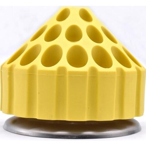 1 pcs 3color Dental grinding head set box 360degree Rotating honeycomb tips storage rack display rack With drain holes