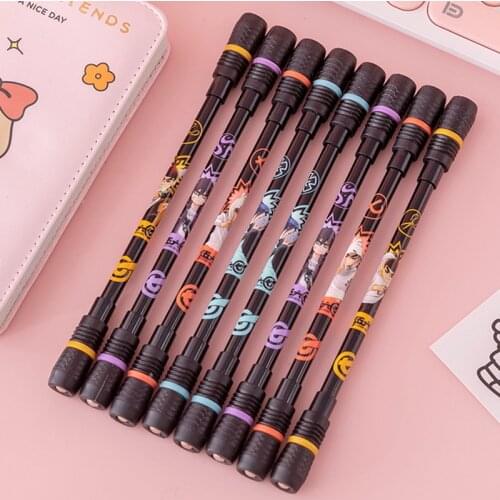 1 PC Pen spinning Non Slip Coated Spinning Pen Rolling Pen Ball Point Improve Childs Learning Office Supplies