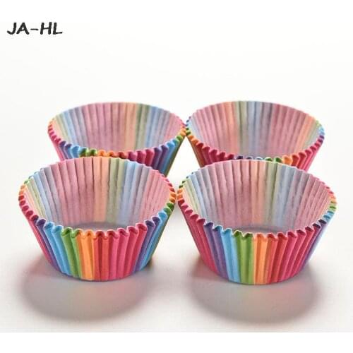 100Pcs/Lot Wholesale Cupcake Liner Baking Cup Cupcake Paper Muffin Cases Cake Box Cup Tray Cake Mold Decorating Tools