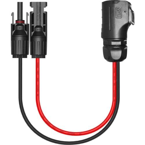 2 Pin Power Industrial Circular Connector to Solar Panel Cable Adapter Compatible with Solar Panel Suitcase Furrion Forrest