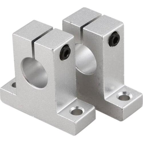 2 x SK16 16mm Linear Rail Shaft Guide Support for XYZ Table CNC