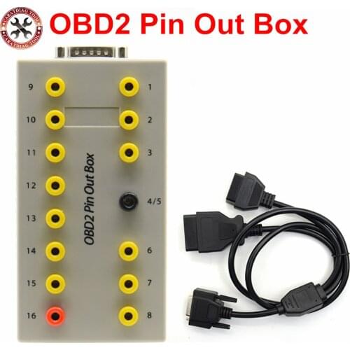 2018 Newest Car Diagnostic Cable Obd2 Pin Out Box Breakout Tester Auto Connector PIN-OUT-BOX with Best Price