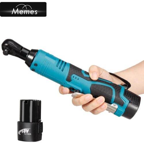 Cordless Electric Wrench 45NM 18V 3/8 Ratchet Wrench Set Removal Screw Nut Angle Drill Screwdriver Car Repair Tool with Battery