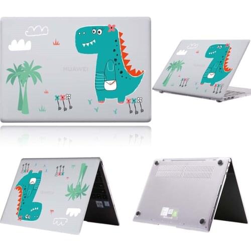 Green Dinosaur EVA Laptop Case For Huawei MateBook 13/13 AMD Ryzen/14/D14/D15/X 2020/X Pro/Pro 16.1/Honor MagicBook 14/15